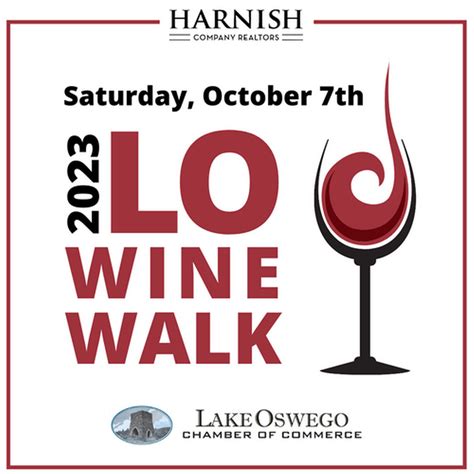 2023 Lake Oswego Wine Walk (Downtown) - Oct 7, 2023 - Lake Oswego Chamber Of Commerce Business ...