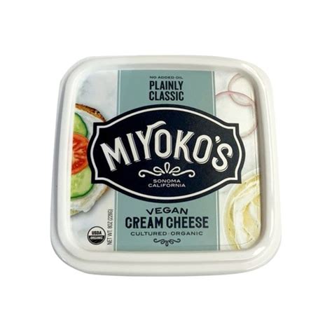 Miyokos Creamery Cream Cheese Cultured Vegan Classic Plain Oz