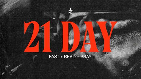 21 Days of Prayer & Fasting