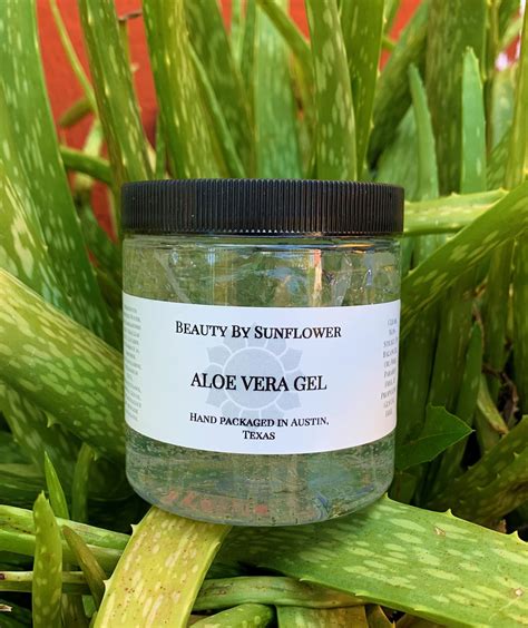 Aloe Vera Gel Thick Aloe Vera Gel Sunburn Relief Etsy