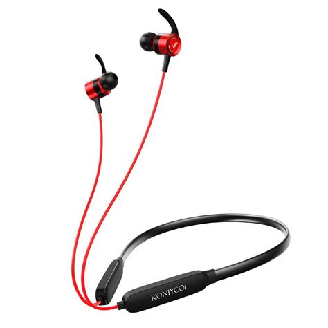 Jmart Premium Sports Bluetooth Headset Black Red In The Ear At Rs