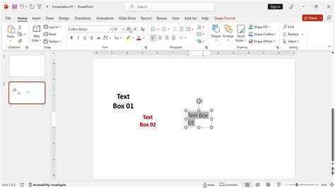 How To Align Text Boxes In Powerpoint Slide Youtube