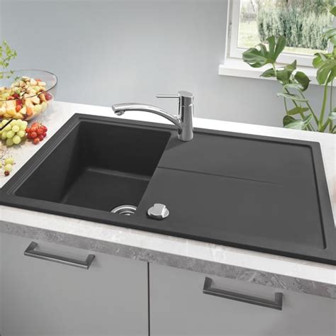 Grohe K400 Küchenspüle granit schwarz 31640AP0 REUTER