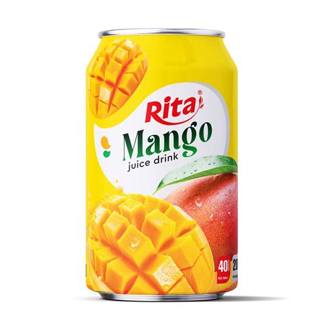 Fruit Juice Supplier Mango Juice Drink 330ml Short Can Own Brand