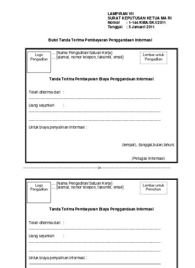 Detail Surat Tanda Bukti Koleksi Nomer 49