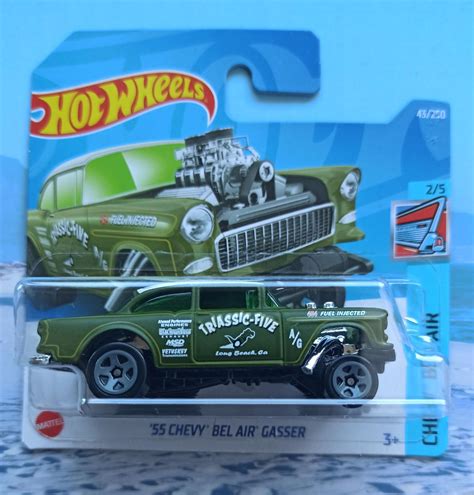 Chevy Bel Air Gasser 1955 Triassic Five Hw Chevy Bel Air Hotwheels Aukro