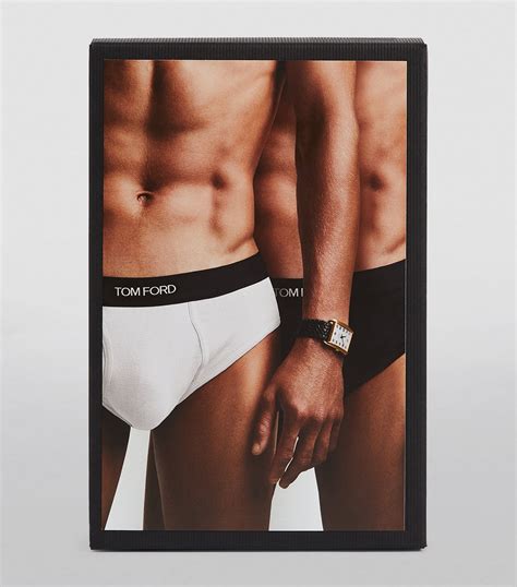 Mens Tom Ford Multi Cotton Stretch Logo Briefs Pack Of 2 Harrods Uk