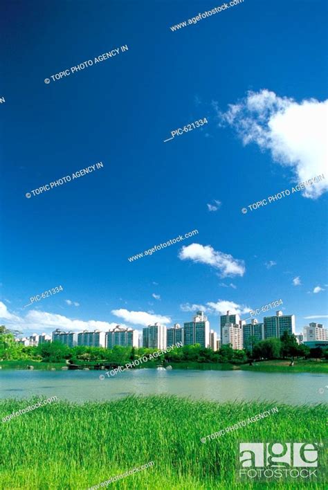 Lake Park, Ilsan, Goyang, Gyeonggi, Korea, Stock Photo, Picture And ...