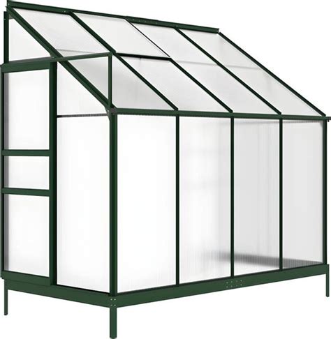 EXPERTLAND Wandtuinkas van polycarbonaat van 2 9m² ZENAIS L 122 cm x H