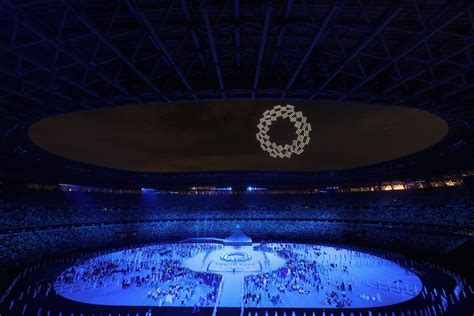 Tokyo Olympics drone display showcases most stunning aerial art yet