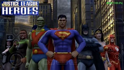 Justice League Heroes Psp Play On Ppsspp Emulator Android Gameplay