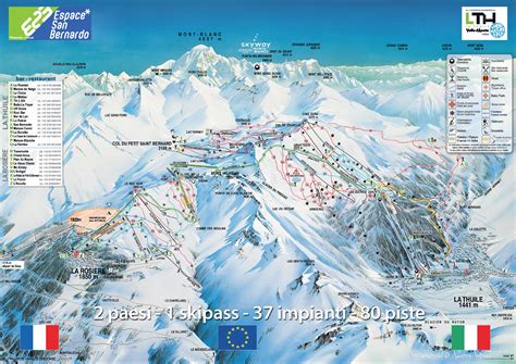 La Thuile Piste Map