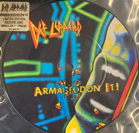 Def Leppard - Armageddon It! (Canadian 7” Picture Disc) - The Record Centre