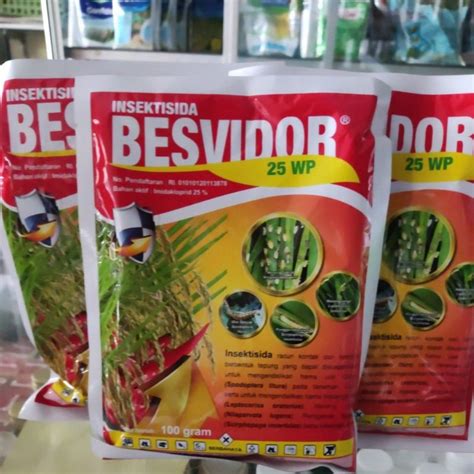 Jual Insektisida Besvidor Wp G Pembasmi Hama Kutu Kebul Shopee