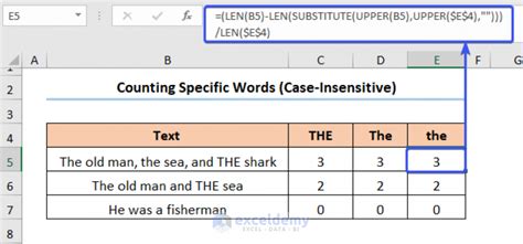 How To Count Words In Excel Column Useful Ways Exceldemy