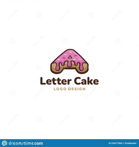 Cake Shop Letters Logo Design