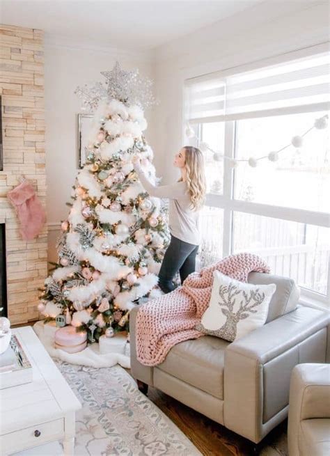 25 Pink Christmas Decorating Ideas Lady Decluttered