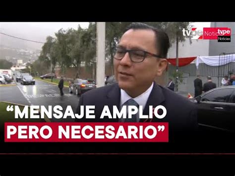 Video Ministro Gonz Lez Sobre Mensaje Presidencial Fue Amplio Pero