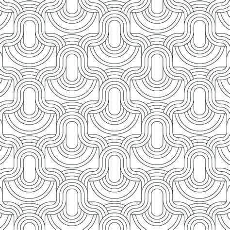 Patrón de líneas abstractas planas lineales Vector Gratis