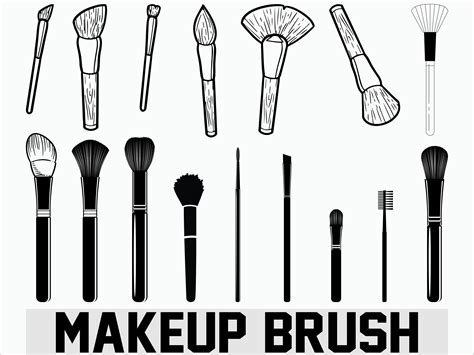 Makeup Brush Svg Makeup Svg Fashion Svg Cosmetic Svg Beauty Svg Clipart