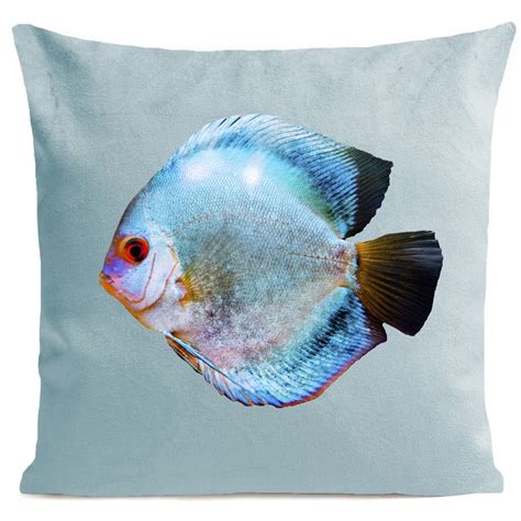 Coussin Poisson Miss Blue Leroy Merlin