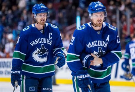 Sedin twins of the Vancouver Canucks to retire after this season, their ...