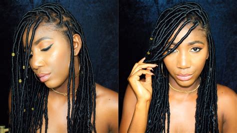 Easy 1 Step Goddess Locs Tutorial Not Crochet Hair Simply Subrena Youtube