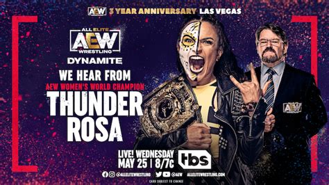 Thunder Rosa Interview With Tony Schiavone Set For Tomorrows Aew