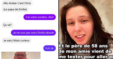 Une Fille Expose Le Père De Son Amie Qui La Texte à Minuit Pour Aller Prendre Un Drink