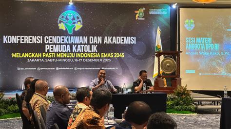 Gelar Konferensi Pemuda Katolik Bicara Persatuan Di Pemilu Hingga