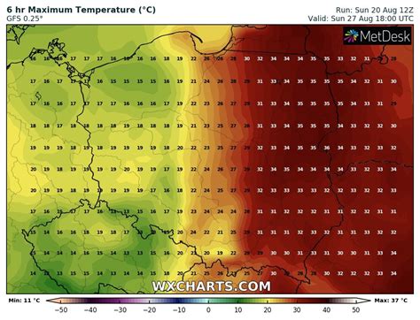 Pogoda na tydzień 21 27 08 2023 Wysokie temperatury nie odpuszczą