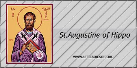 St Augustine Of Hippo Bishop Confessor Father And Doctor Of The Church