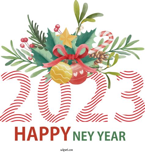 Holidays 2023 New Year For 2023 New Year 2023 New Year Clipart