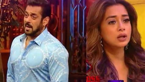 Bigg Boss 16 Salman Khan Slams Tina Datta Shalin Bhanot Fake