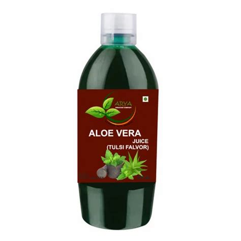 Arya Aloe Vera Juice Tulsi Flavour Packaging Type Bottle 500ml And 1