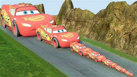 Lightning Mcqueen Big Tow Mater And Small Pixar Cars In Beamng Drive