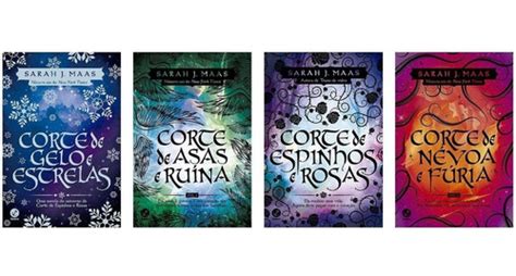 Box Corte De Espinhos E Rosas Acotar 4 Livros Brindes Frete grátis