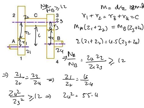 The Speed Ratio Of The Reverted Gear Train As Shown In Figure Below Is