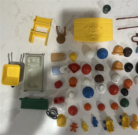 Geobra Playmobil Lot People Accessories Play Set Parts Vintage