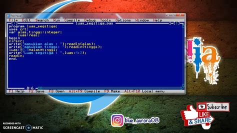 Mengenal Variabel Dan Tipe Data Dengan Program Sederhana Pascal 2 Youtube