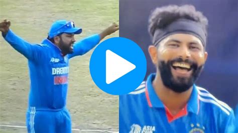 Asia Cup Watch Rohit Sharma Shows Frustration After Grabbing A