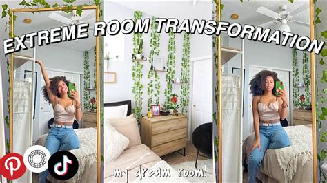 EXTREME ROOM MAKEOVER TRANSFORMATION Pinterest Tiktok Inspired