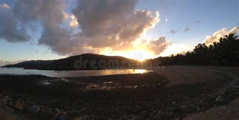 Sunset Airlie Beach Panorama Stock Image - Image of airlie, whitsunday ...