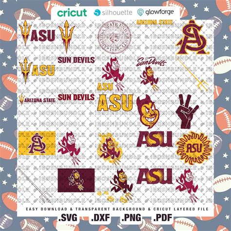 Team 01 Arizona State University SVG Sun Devils SVG College