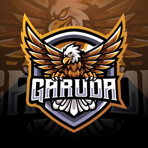 Premium Vector Garuda Esport Mascot Logo Design