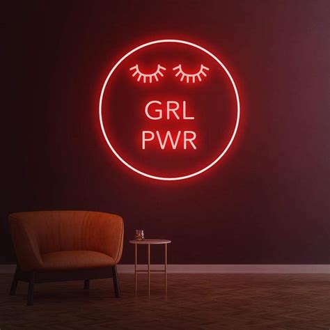 Girl Power Led Neon Sign