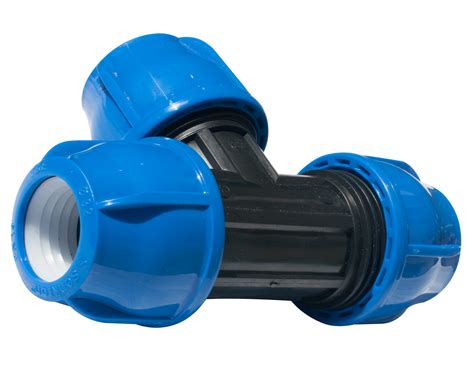 Tee de Compressão PP p PEAD 20 mm PN 16 Racaza