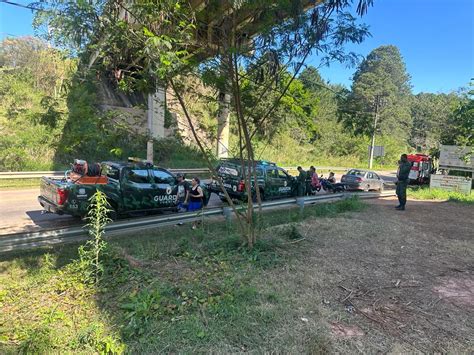 Guardas Da Divis O Florestal Salvam Dois Jovens De Viaduto Da Rodovia