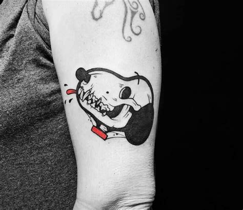 Tattoo Photo Snoopy Tattoo By Roy Tsour Red Tattoos Large Tattoos