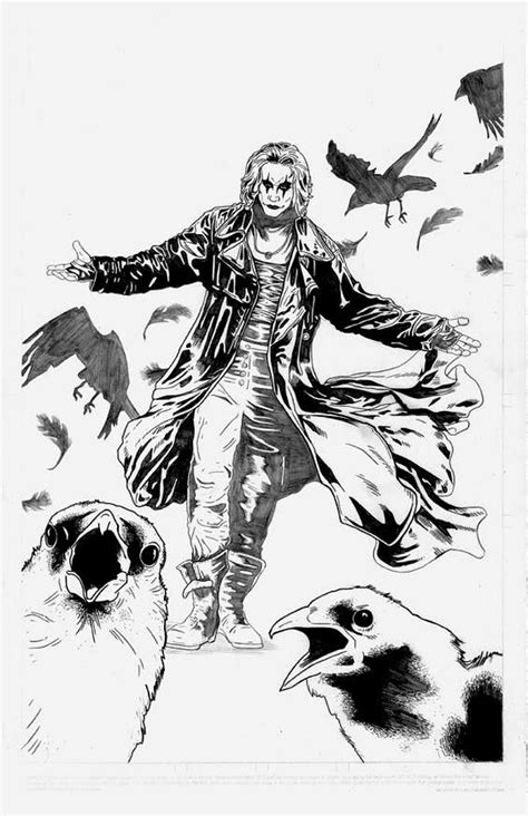 Eric Draven Crows Artwork Crow Art